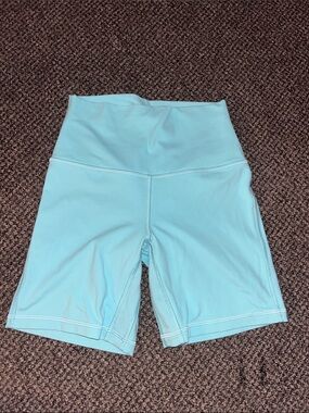 Lululemon Blue Women's Performance Biker Shorts